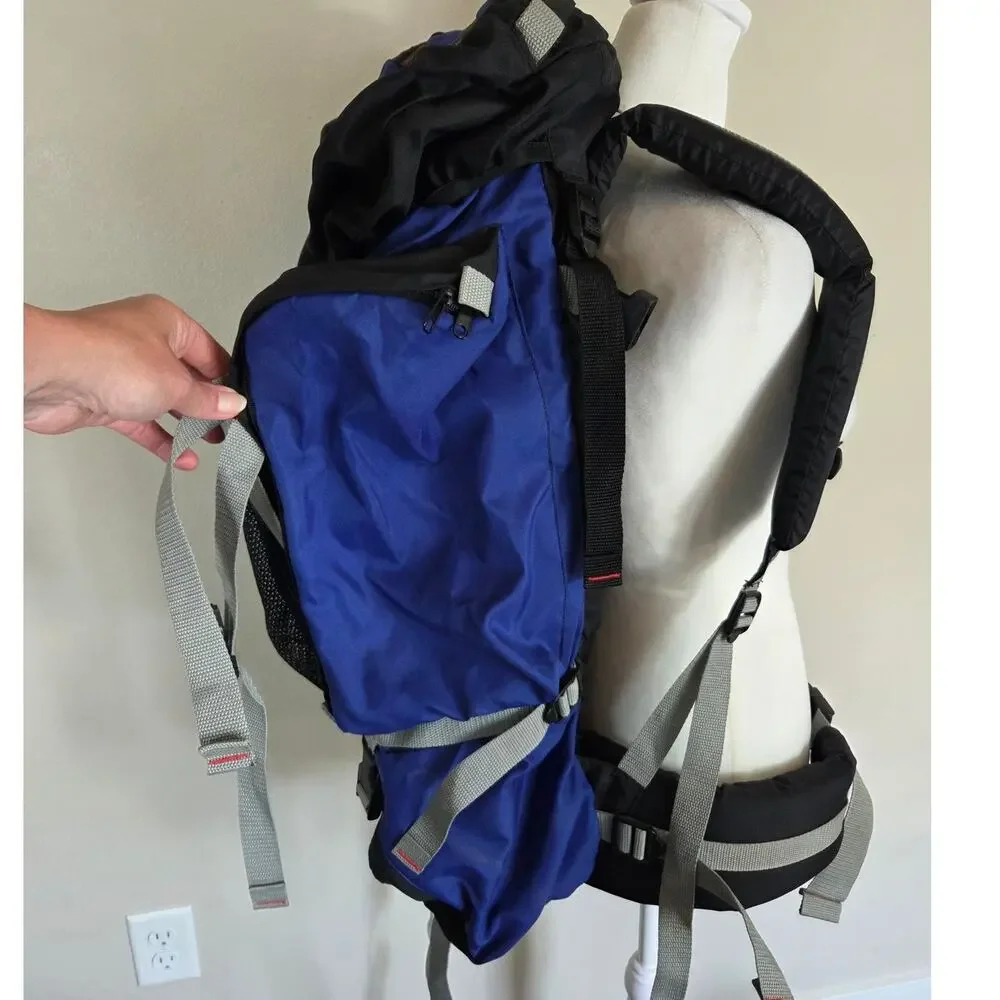 Coleman Peak 1 Hiking Backpack Blue Black & Gray Medium Capacity